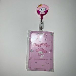 Hello kitty MY MELODY retractable lanyard with ID holder